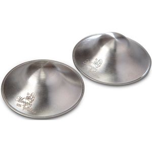 MOOGCO Silver nipple guards - tepelkapjes  -  maat L - de originele zilveren tepelbeschermer- 925 zilver