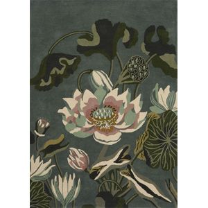 Vloerkleed Wedgwood Waterlily Midnight Pond 38608 - maat 250 x 350 cm