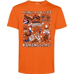 T-shirt kind Hengelo Oranjekoorts | Oranje | maat 68