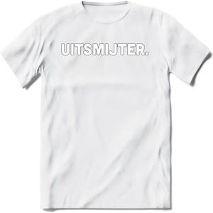 Uitsmijter - Snack T-Shirt | Grappig Verjaardag Kleding Cadeau | Eten En Snoep Shirt | Dames - Heren - Unisex Tshirt | - Wit - XL