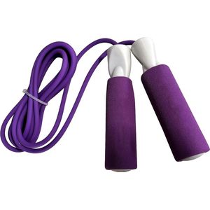 ab. German Technology Compact Design Skipping Rope for Unisex (Purple, Material-Polyester ) Lightweight | Comfortable | ideal for Workout, Training, Gym