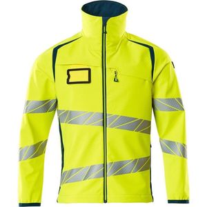 Mascot Accelerate Safe Softshell Jas 19002 - Mannen - Geel/Petrol - 4XL