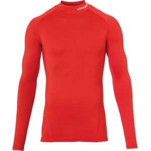 Uhlsport Distinction Pro Baselayer Shirt Opstaande Kraag Kinderen - Rood | Maat: 128