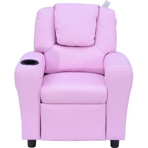 Kinderfauteuil Mini voor 3-6 jr. met ligfunctie Roze