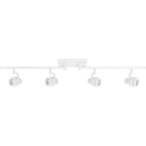 Moderne verstelbare plafondspot Alto | 4 lichts | wit | metaal | eetkamer / eettafel lamp | modern / stoer design