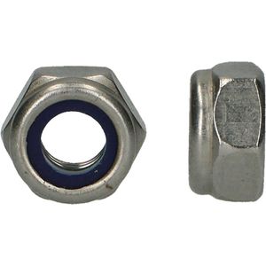 PGB-FASTENERS | Zeskantborgmoer DIN 985 M16 A2 | 50 st