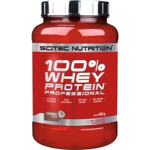 Scitec Nutrition - 100% Whey Protein Professional (Coconut - 920 gram) - Eiwitshake - Eiwitpoeder - Eiwitten - Proteine poeder