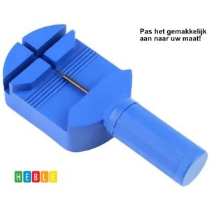 *** Horlogeband Inkorter - Horlogeband Versteller - DIY Blauw - van Heble® ***