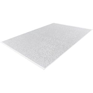 Lalee Peri - Vloerkleed - barok patroon - Tapijt – Karpet - Super zacht - 3D Effect -Anti slip rug- Wasmachine proof - 120x160 cm - beige