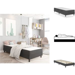 vidaXL Boxspring EasySleep - 200 x 100 x 20 cm - Schuimvulling - Bed