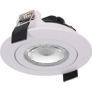 Ledmatters - Inbouwspot Wit - Dimbaar - 5 watt - 570 Lumen - 4000 Kelvin - Koel wit licht - IP44 Badkamerverlichting