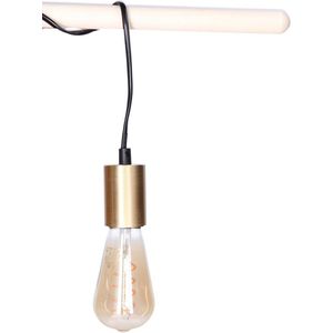 Anna's Collection Fitting Goud - metaal - 3M - 6 x 4.2 cm - inclusief Retro LED lamp