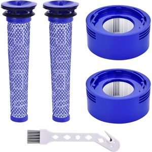 Filter voor Dyson V7 Dyson V8 Vervangingsfilters 965661-01 en 967478-01 Pack [Set 2]
