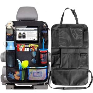 Auto Organizer - Tablethouder - Achterbank speelgoedhouder - Waterbestendig - Makkelijk schoon te houden - Zwart