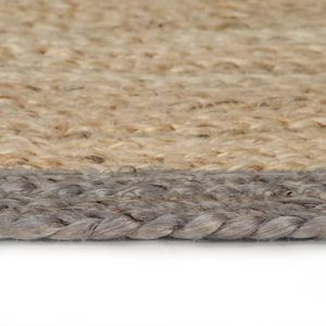 VidaXL-Vloerkleed-handgemaakt-met-donkergrijze-rand-150-cm-jute