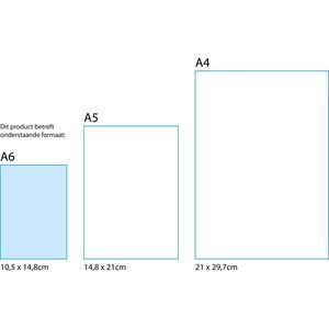 320x A6 Blanco Kaarten in doosje - Wit - 250g/m2