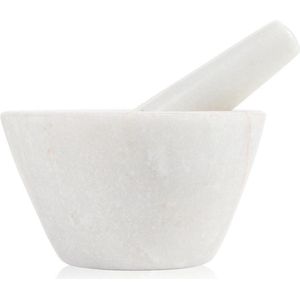 Boska Vijzel Spicy - voor Specerijen - Marmer - Wit - ⌀ 10 cm