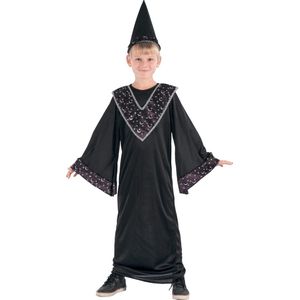 LUCIDA - Tovenaar leerling kostuum voor kinderen - L 128/140 (10-12 jaar)