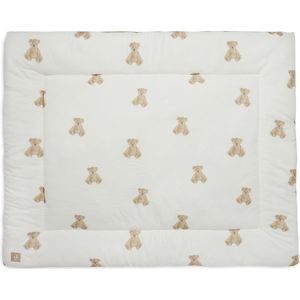 Jollein - Boxkleed Teddy Bear - Biologisch katoen - Speelkleed Baby - 75x95cm