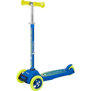 Rebel ZAB0121Y - Driewielige kids step ‘Kids Wheels’, vanaf 3 jaar, blauw/geel