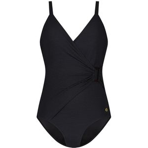 Ten Cate - Badpak Buckle Black Stripe - maat 44 - Zwart