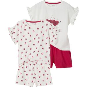 Vertbaudet Set van 2 pyjama shorts voor meisjes Oeko-Tex®