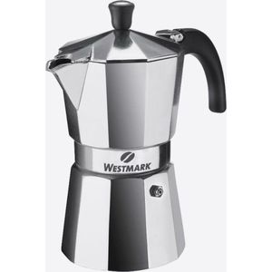 Westmark Brasilia 6-kops Italiaanse espressokan uit aluminium