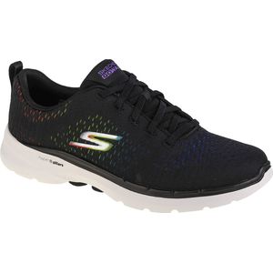 Skechers Go Walk 6 - Vibrant Energy 124520-BKMT, Vrouwen, Zwart, Sneakers,Sportschoenen, maat: 38,5