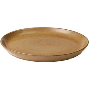 Broste Copenhagen Eli plat bord D26cm caramel brown