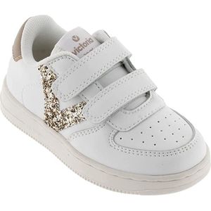 Victoria Meisjes Sneaker Wit/Goud WIT 34