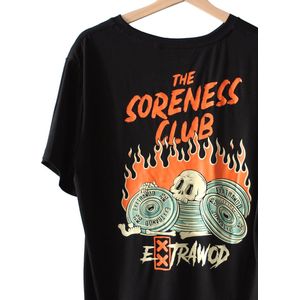 Exxtrawod The Soreness Club Unisex T-shirt Crossfit Tee Maat L