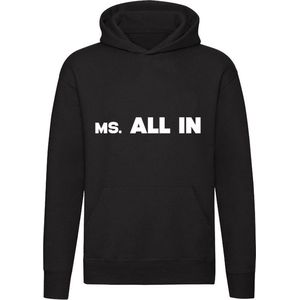 Ms. All in Hoodie - casino - geld - poker - cadeau - unisex - trui