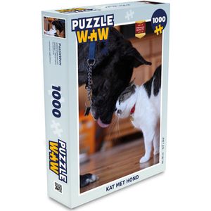 Puzzel Kat - Hond - Samen - Legpuzzel - Puzzel 1000 stukjes volwassenen