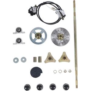 29 Inch Achteras Kit Metalen Kettingwielen Remschijf Remklauw Montage voor 50cc 70cc 90cc ATV Quads