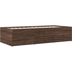 vidaXL-Slaapbank-met-lades-75x190-cm-bewerkt-hout-bruin-eikenkleurig