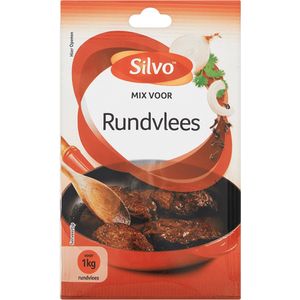 Silvo® | 10 x Mix voor Rundvlees 22 gram | voordeelverpakking | 1 zakje voor 1 kg rundvlees |