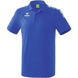 Erima Essential 5-C Polo New Royal Blauw-Wit Maat XL
