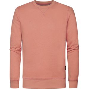 Petrol Industries - Heren Effen Sweater Catalina - Rood - Maat XXL