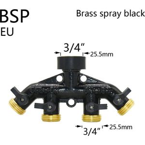 Achilles Y-stuk 3/4 - Y Stuk kraan - Kraan Splitter - Waterverdeler - Buitenkraan - Messing