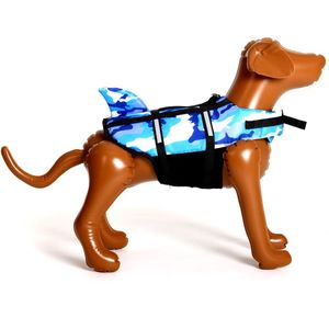 Zwemvest voor honden Camouflage Blauw - Maat XXL