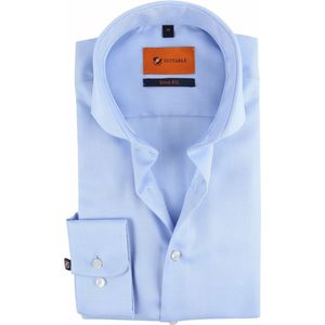 Suitable - Non Iron Overhemd Blauw - 41 - Heren - Slim-fit