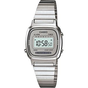 Casio vintage LA670WA-7 - Horloge - Staal - Zilverkleurig - 20 mm