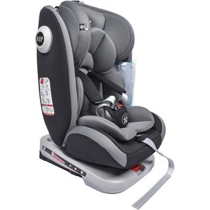 Kinderstoel Auto - Kinderzitje Auto - Kinderstoel Autozitje - Verstelbaar - 3 Jaar - Meegroeiend - 4 Verschillende Posities - 360° Roterend - Tot 36kg - Zwart