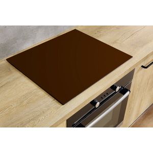 Inductiebeschermer - Bruin - 90x52 cm - Inductiebeschermer - Inductie Afdekplaat Kookplaat - Inductie Mat - Anti-Slip - Keuken Decoratie - Keuken Accessoires