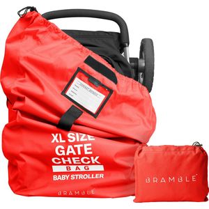BRAMBLE Kinderwagen Reistas Buggy (Rood) - Stroller Bag Transporttas voor Vliegtuig - Travel Bag 120 x 60cm