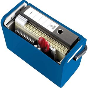Helit hangmappen-box mobielbox blauw