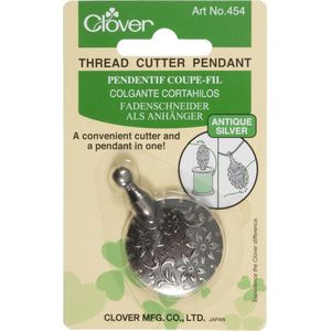 Clover Garensnijder met hanger oud zilver