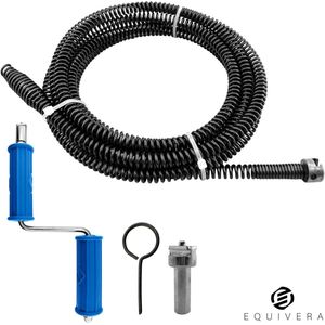 Equivera Ontstoppingsveer - Afvoer ontstopper - Gootsteenontstopper - Rioolontstopper - Toilet ontstopper - Wc ontstopper - Rioolveer