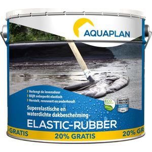 Aquaplan Elastic-Rubber - waterdichte dakcoating - super elastisch - eco - 12 kg