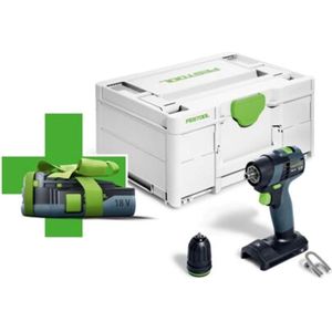 Festool TXS 18-Basic-3,0 Accu Schroefboormachine 18V 3.0Ah in Systainer - 578064